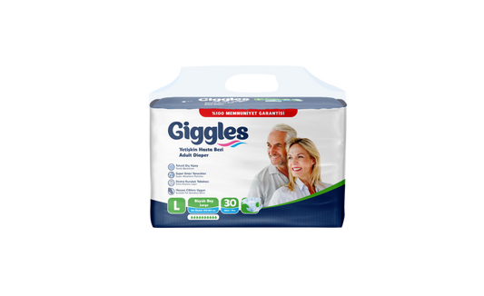 PAÑAL ADULTO GIGGLES PREMIUM L 30UN