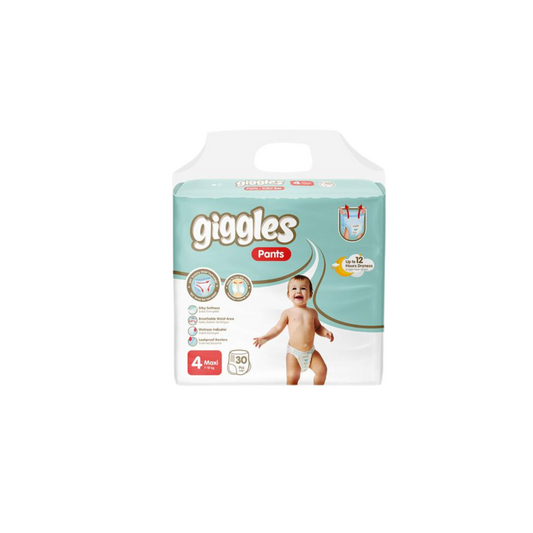 GIGGLES BABY PANTS 4 MAXI 30 UN.