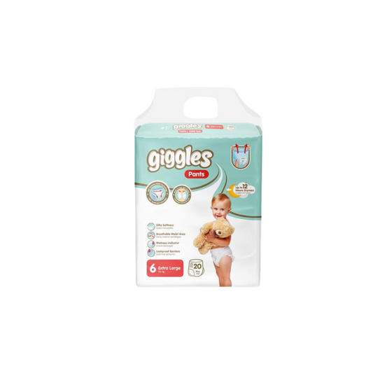 GIGGLES BABY PANTS 6 EXTRALARGE 20UN